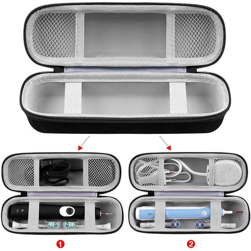 Travel Bags - Draagbare elektrische tandenborstel opbergtas, mini reiskoffer,