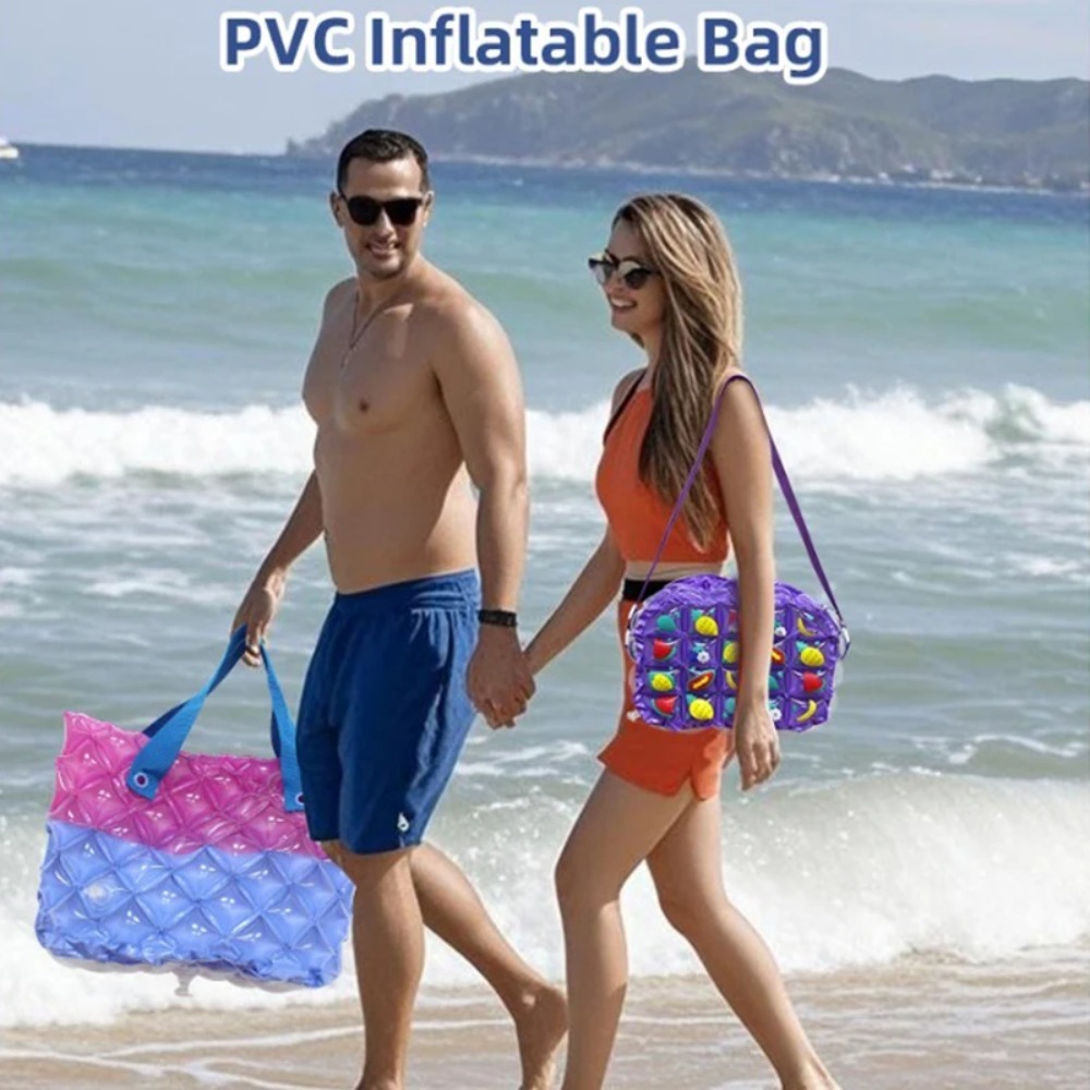 Handbags - Strandvakantie PVC-stempel opblaasbare crossbodytas Ga uitgaan
