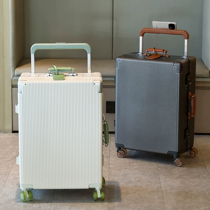 Spinner Wheel Rolling Suitcase 20 Inch - Reiskoffer met brede handgreep en wielen,