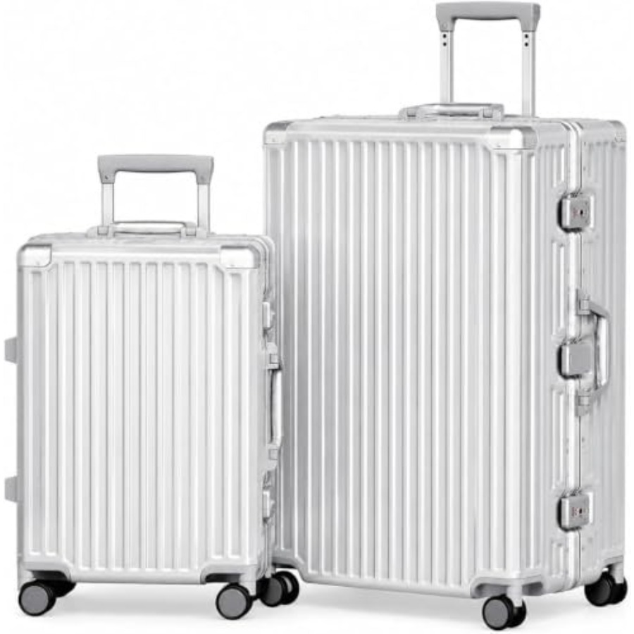 Aluminum Frame Carry On Luggage - Bagagesets 2 Stuks Aluminium Frame Handbagage