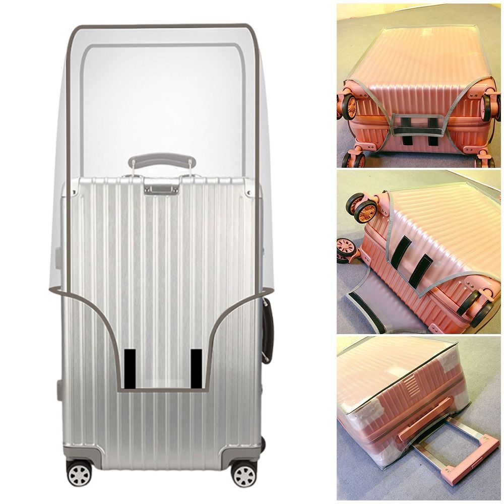 Waterproof Suitcase Cover Protector - 16-28 inch reiskofferhoes Transparante PVC bagagebeschermerhoes