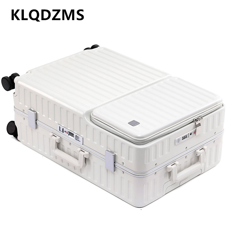 Front Opening Laptop Luggage 24 Inch - KLQDZMS Handheld Reiskoffer Vooraan Openende Boarding