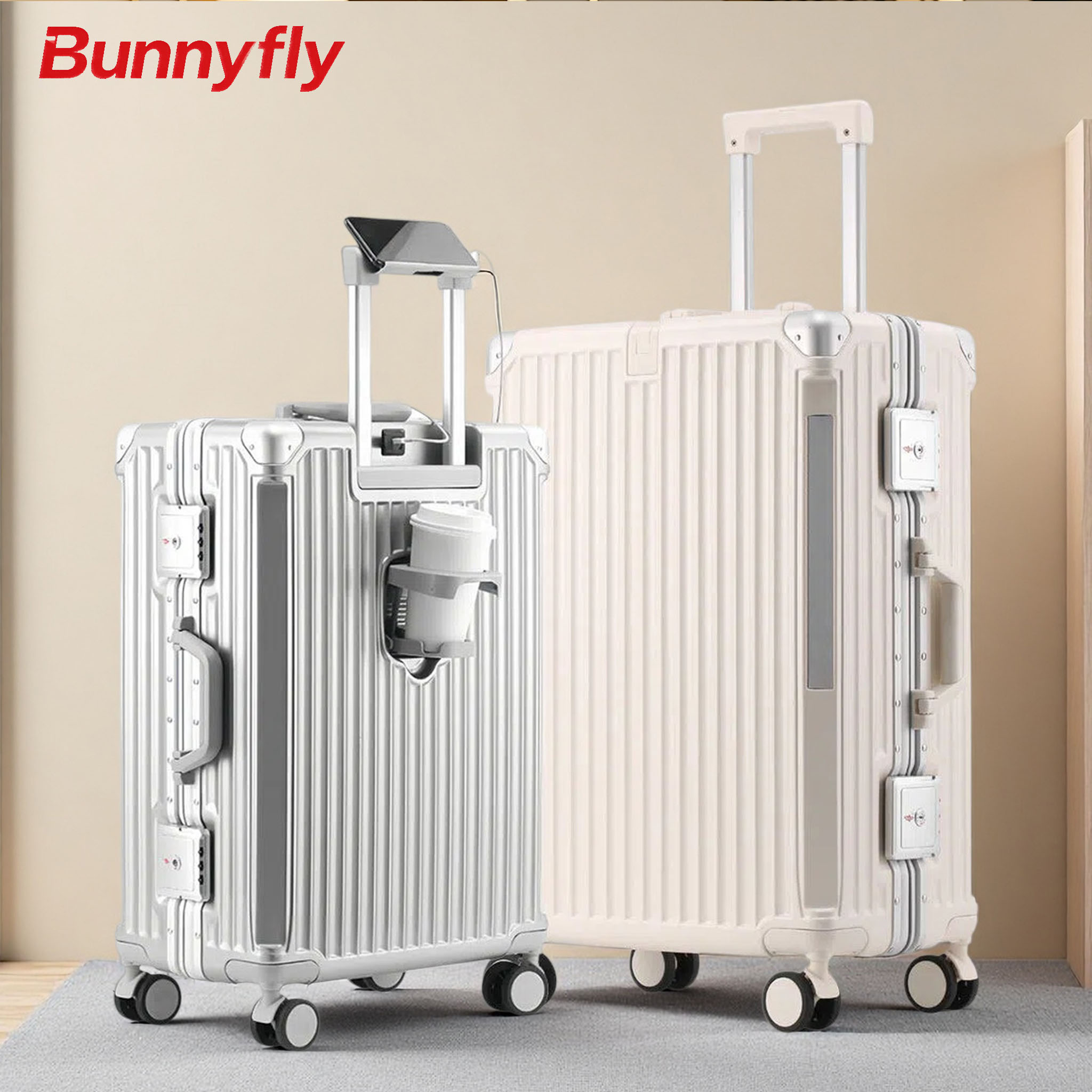 BunnyFly 20 24 26 handbagage k - Aluminum Frame Carry On Luggage recensie en prijs
