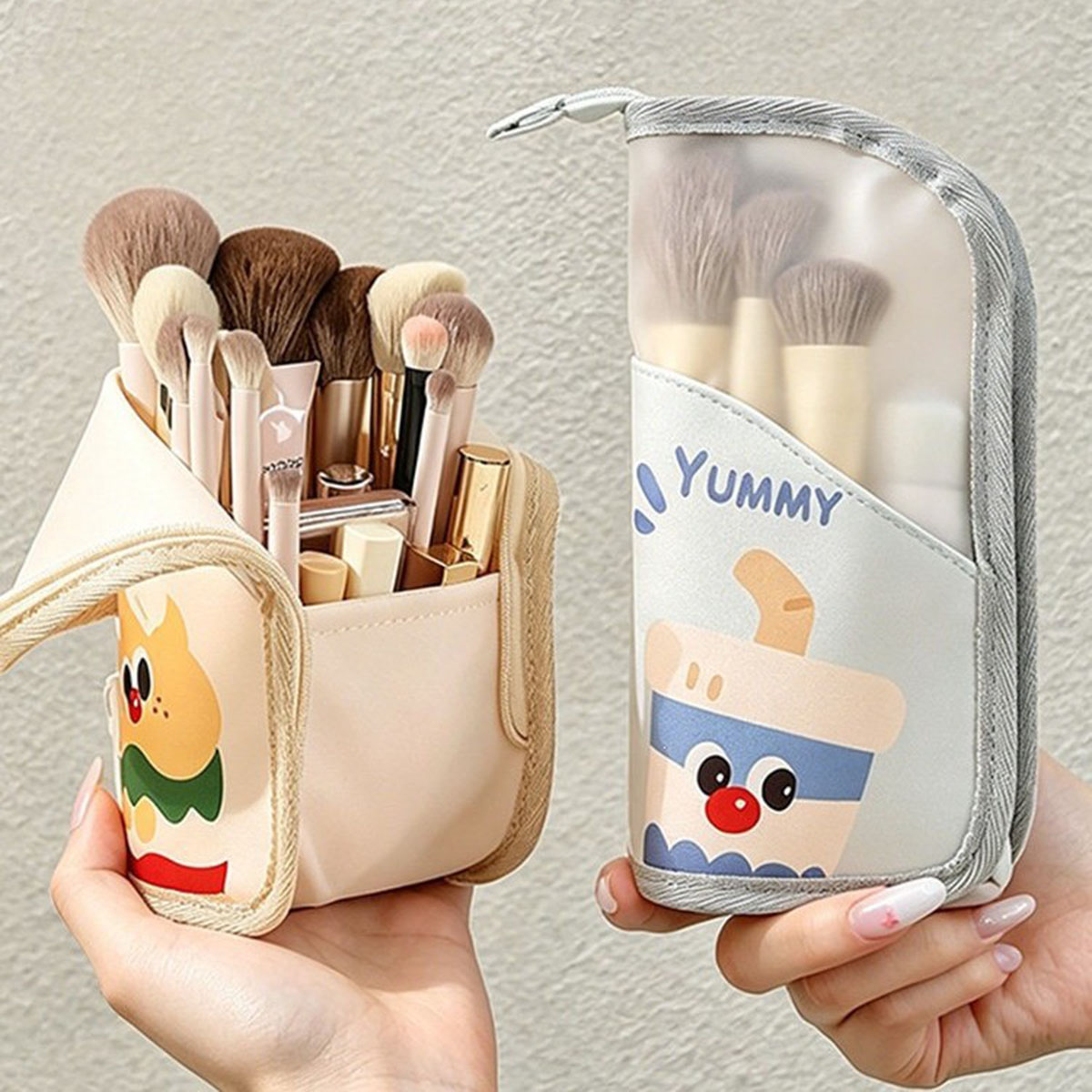 Staande toilettas van mesh, ad - Cosmetic Bags recensie en prijs