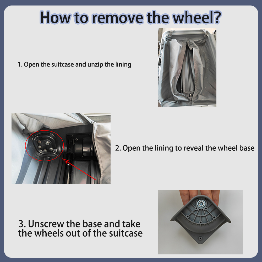Geschikt voor HINOMOTO HRD02 U - Silent Replacement Luggage Wheels recensie en prijs