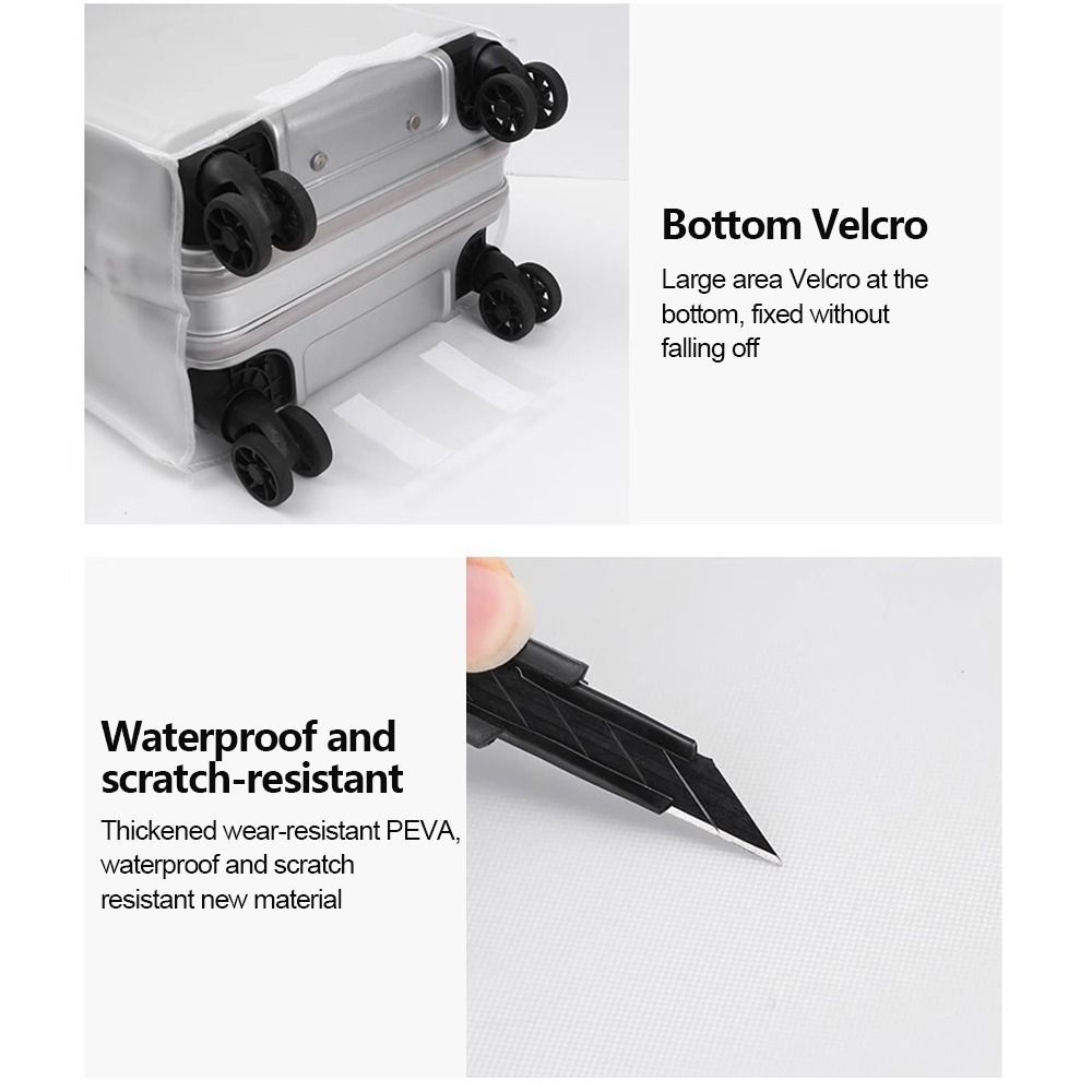 Nieuwe frosted bagagebescherme - Waterproof Suitcase Cover Protector recensie en prijs
