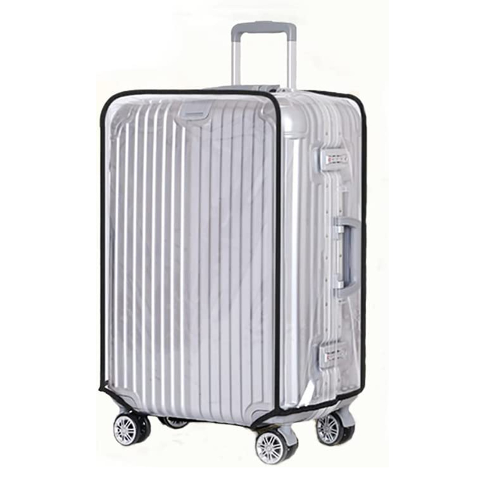 Nieuwe volledig transparante k - Waterproof Suitcase Cover Protector recensie en prijs