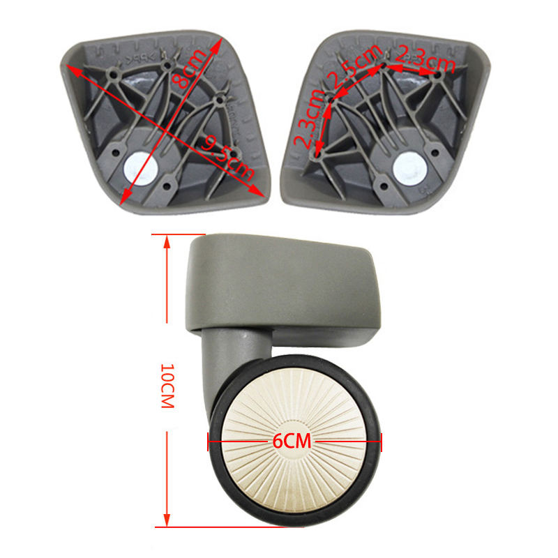 Voor Samsonite JY103 JY105 JY1 - Silent Replacement Luggage Wheels recensie en prijs