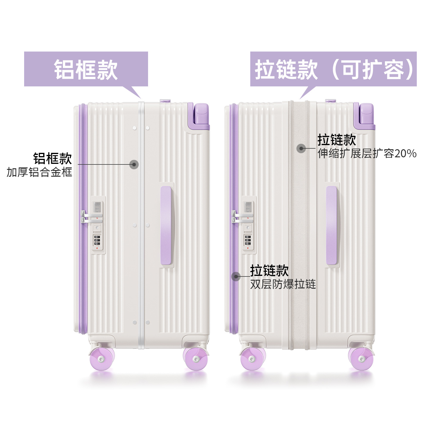 Bagagekoffer met aluminium fra - Aluminum Frame Carry On Luggage recensie en prijs