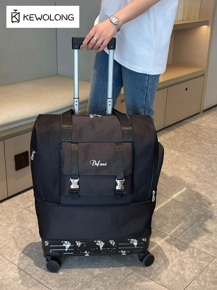 Oxford-stof opvouwbare handbag - Foldable Rolling Luggage Bag recensie en prijs