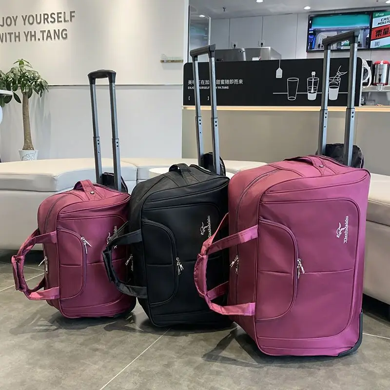 Grote Capaciteit Trolley Tas H - Foldable Rolling Luggage Bag recensie en prijs