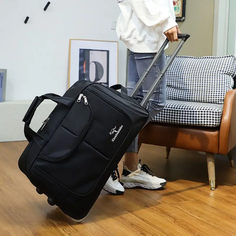 Grote Capaciteit Trolley Tas H - Foldable Rolling Luggage Bag recensie en prijs