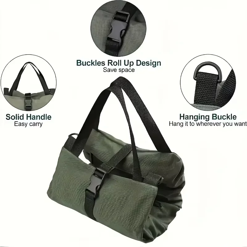 1pc Multifunctionele canvasrol - Foldable Rolling Luggage Bag recensie en prijs
