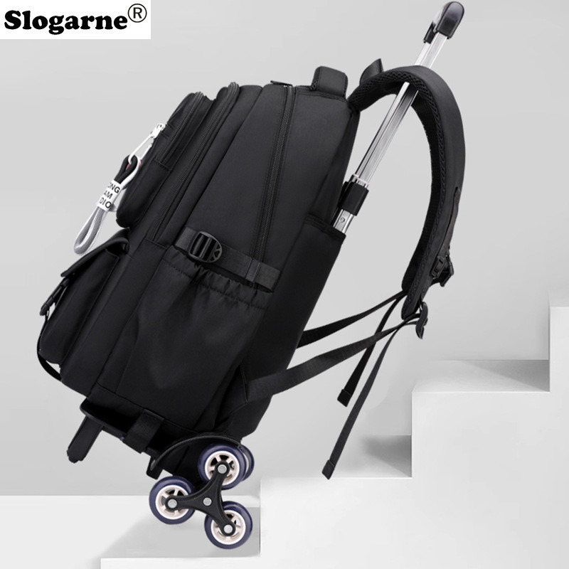 Schooltrolley rugzak kinderen  - Foldable Rolling Luggage Bag recensie en prijs