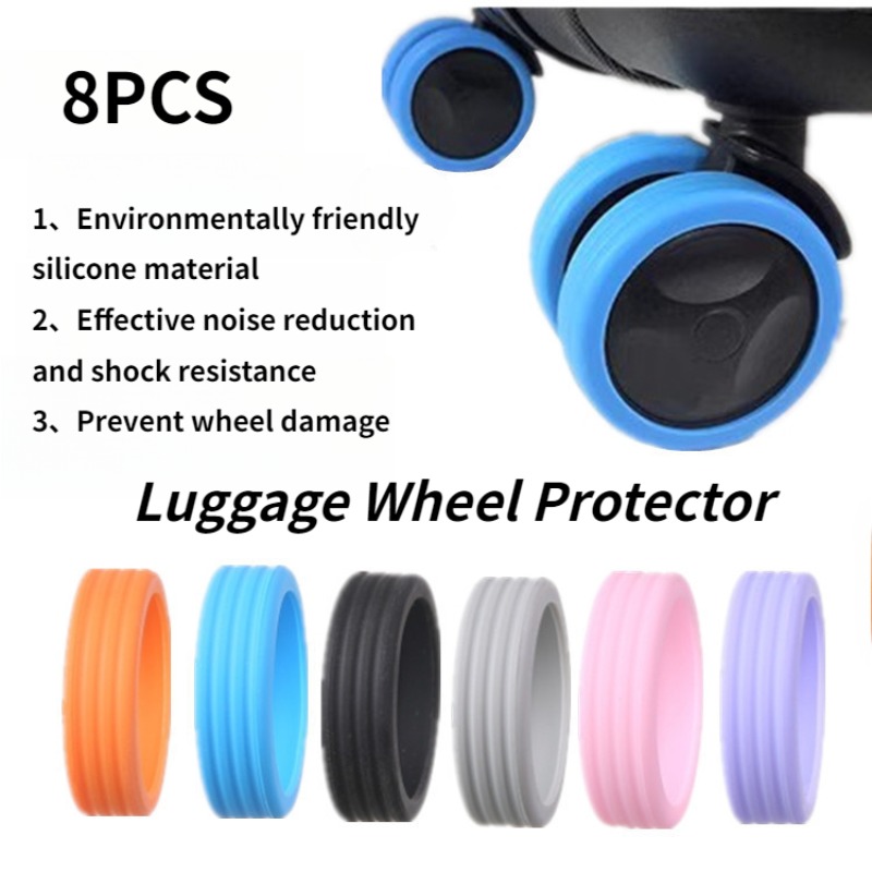 8 stuks stille bagagewiel rubb - Silent Replacement Luggage Wheels recensie en prijs