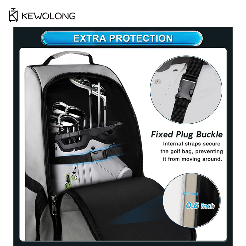 Nieuwe golfreistas met extra g - Foldable Rolling Luggage Bag recensie en prijs