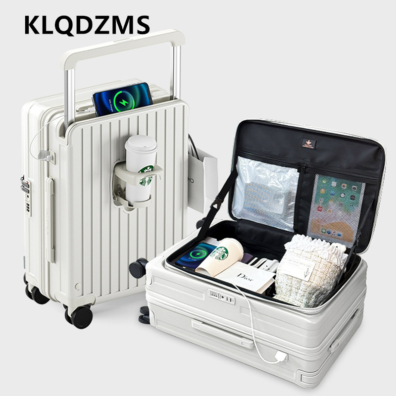 KLQDZMS Oplaadkoffer Vooraan t - Front Opening Laptop Luggage 24 Inch recensie en prijs