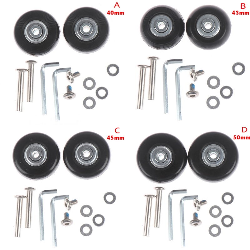1Set OD 40-54mm Koffer Onderde - Silent Replacement Luggage Wheels recensie en prijs