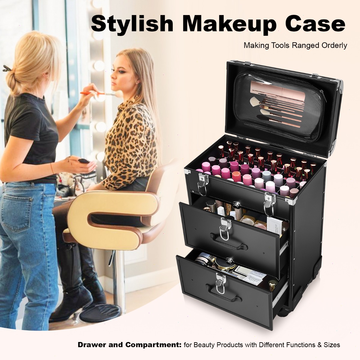 Professionele make-up koffer,  - Backpacks recensie en prijs
