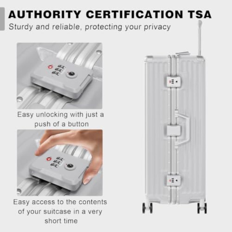 Bagagesets 2 Stuks Aluminium F - Aluminum Frame Carry On Luggage recensie en prijs
