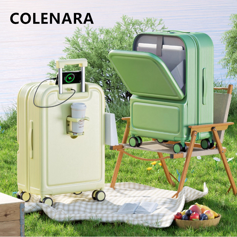COLENARA ABS + PC Koffer Vooro - Front Opening Laptop Luggage 24 Inch recensie en prijs